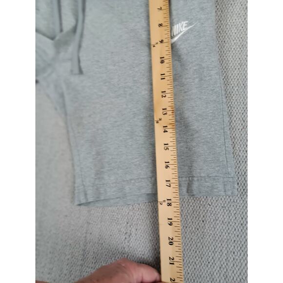 Nike Vintage Fleece Sweat Shorts Mens Large Grey Swoosh Logo Embroidered Y2K - Picture 13 of 15
